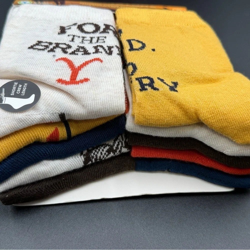 Yellowstone Authentic Merchandise Shortie Crew Socks
